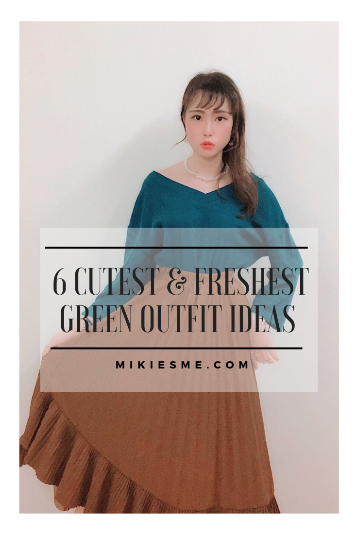 6 Cutest And Freshest Green Outfit Ideas To Wear For Festival 絶対にかわいい!【グリーンコーデの必勝法】6選🦋(c)MikiEsme.com